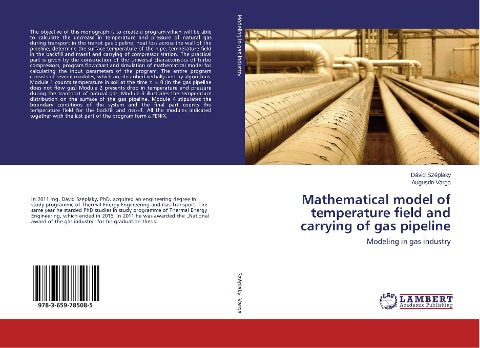 Mathematical model of temperature field and carrying of gas pipeline: Modeling in gas industry