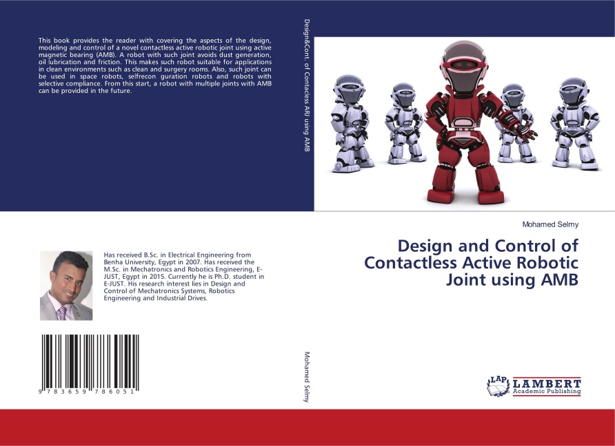 Design and Control of Contactless Active Robotic Joint using AMB
