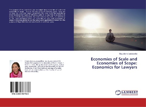 Economies of Scale and Economies of Scope: Economics for Lawyers