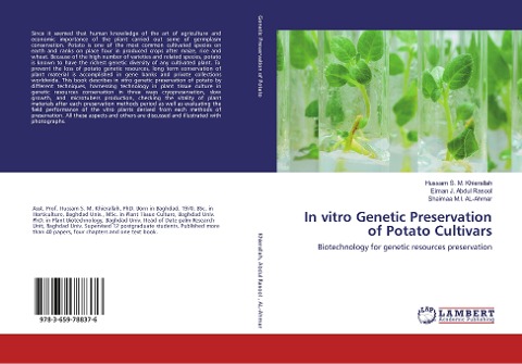 In vitro Genetic Preservation of Potato Cultivars: Biotechnology for genetic resources preservation