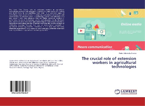The crucial role of extension workers in agricultural technologies