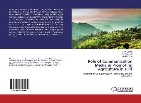 Role of Communication Media in Promoting Agriculture in Hills: Information Communication Technology and Hill Agriculture