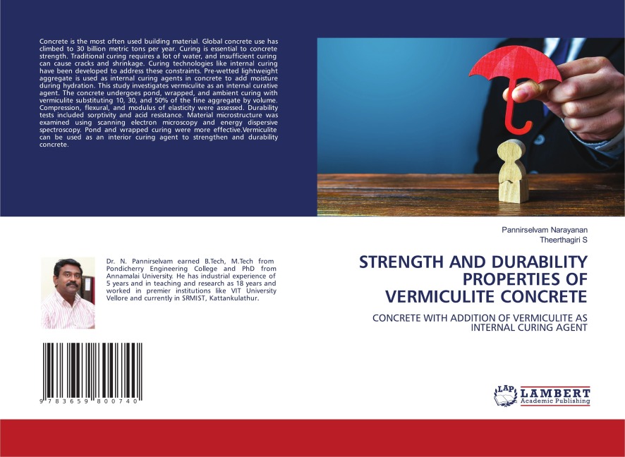 STRENGTH AND DURABILITY PROPERTIES OF VERMICULITE CONCRETE: CONCRETE WITH ADDITION OF VERMICULITE AS INTERNAL CURING AGENT