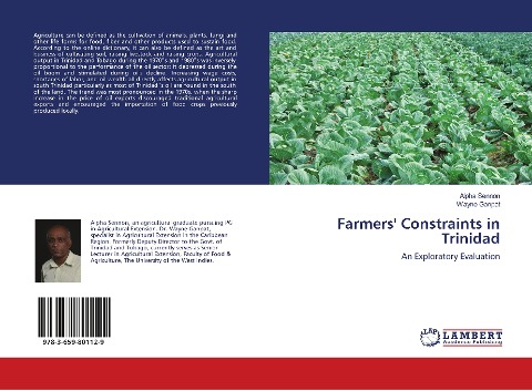 Farmers Constraints in Trinidad: An Exploratory Evaluation