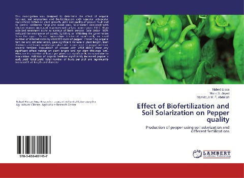 Effect of Biofertilization and Soil Solarization on Pepper quality: Production of pepper using soil solarization and different fertilizations