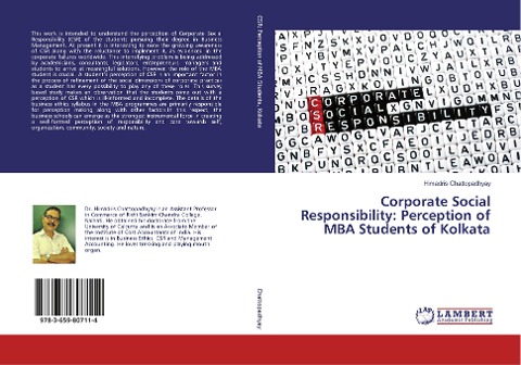 Corporate Social Responsibility: Perception of MBA Students of Kolkata