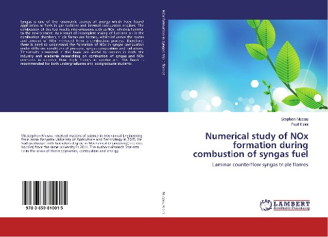 Numerical study of NOx formation during combustion of syngas fuel: Laminar counterflow syngas triple flames