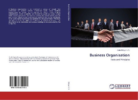 Business Organisation: Facts and Principles