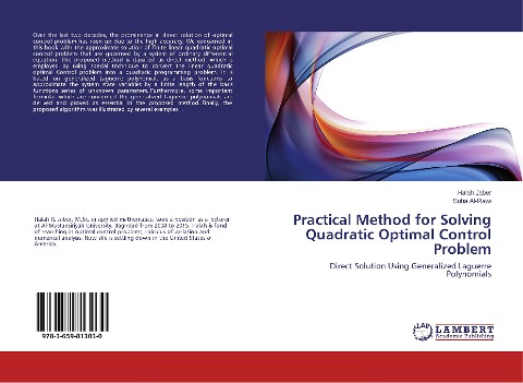 Practical Method for Solving Quadratic Optimal Control Problem: Direct Solution Using Generalized Laguerre Polynomials