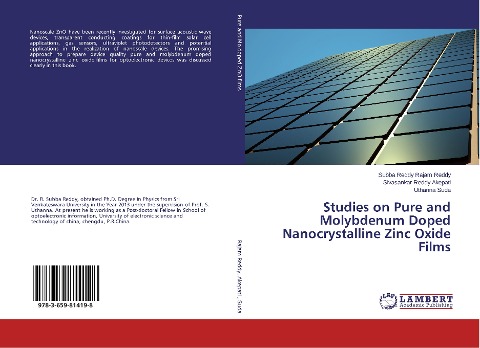 Studies on Pure and Molybdenum Doped Nanocrystalline Zinc Oxide Films