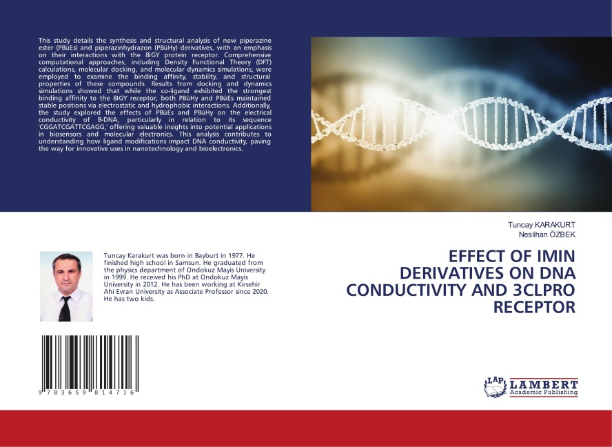EFFECT OF IMIN DERIVATIVES ON DNA CONDUCTIVITY AND 3CLPRO RECEPTOR