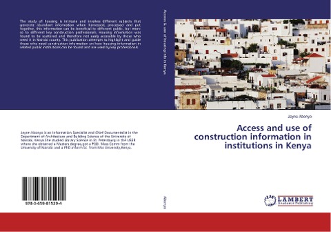 Access and use of construction information in institutions in Kenya