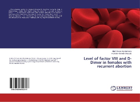 Level of factor VIII and D-Dimer in females with recurrent abortion