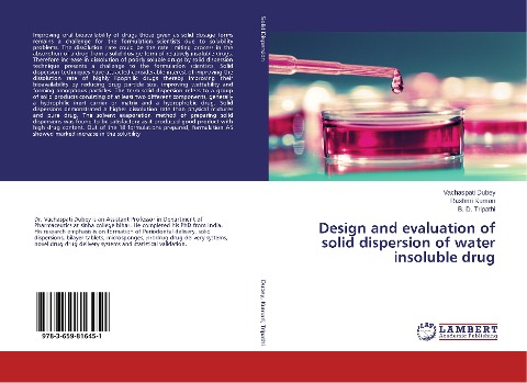Design and evaluation of solid dispersion of water insoluble drug