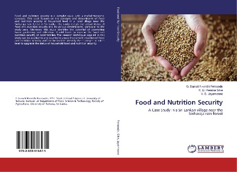 Food and Nutrition Security: A Case Study in a Sri Lankan village near the Sinharaja rain forest