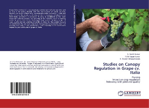 Studies on Canopy Regulation in Grape cv. Italia: Pruning Impact on crop regulation Relevancy with yield and quality