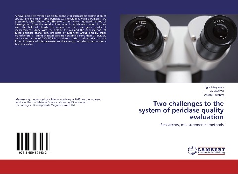 Two challenges to the system of periclase quality evaluation: Researches, measurements, methods