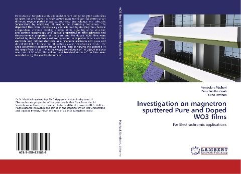 Investigation on magnetron sputtered Pure and Doped WO3 films: For Electrochromic applications