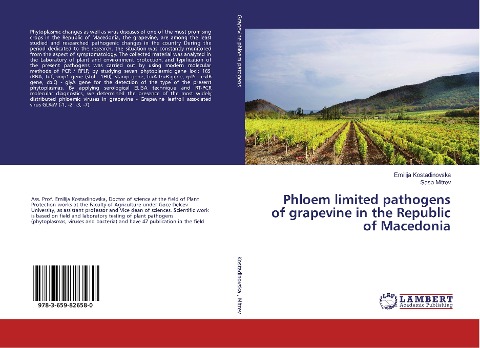Phloem limited pathogens of grapevine in the Republic of Macedonia