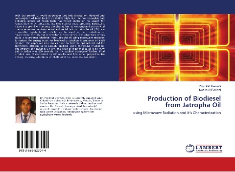 Production of Biodiesel from Jatropha Oil: using Microwave Radiation and its Characterization