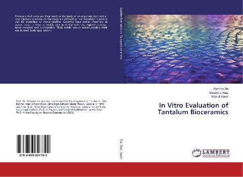 In Vitro Evaluation of Tantalum Bioceramics