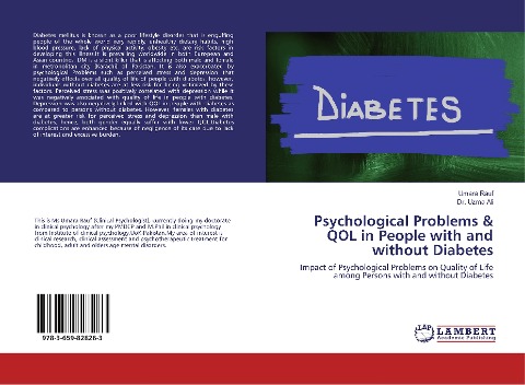 Psychological Problems & QOL in People with and without Diabetes: Impact of Psychological Problems on Quality of Life among Persons with and without Diabetes
