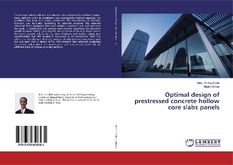 Optimal design of prestressed concrete hollow core slabs panels