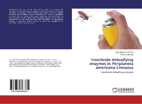Insecticide detoxifying enzymes in Periplaneta americana Linnaeus: Insecticide detoxifying enzymes