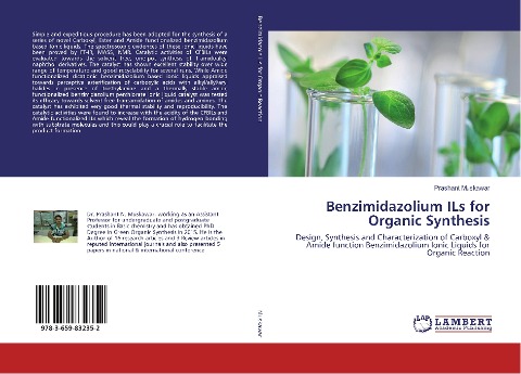 Benzimidazolium ILs for Organic Synthesis: Design, Synthesis and Characterization of Carboxyl & Amide function Benzimidazolium Ionic Liquids for Organic Reaction