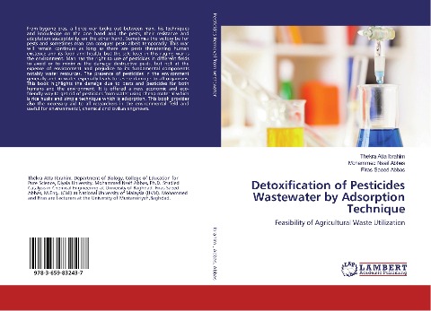 Detoxification of Pesticides Wastewater by Adsorption Technique: Feasibility of Agricultural Waste Utilization