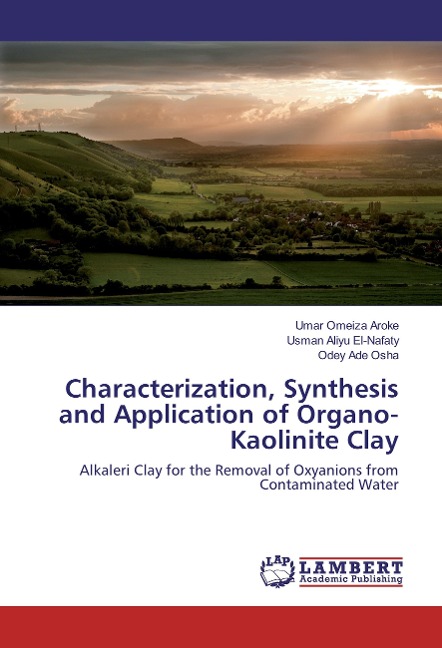 Characterization, Synthesis and Application of Organo-Kaolinite Clay: Alkaleri Clay for the Removal of Oxyanions from Contaminated Water