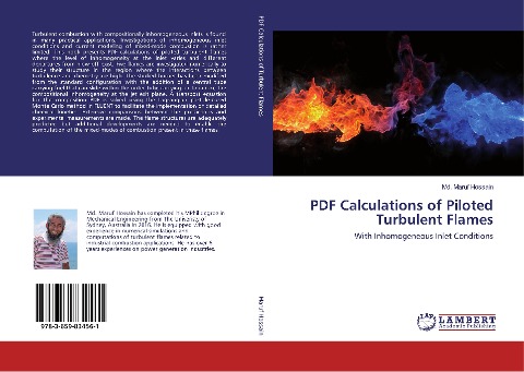 PDF Calculations of Piloted Turbulent Flames: With Inhomogeneous Inlet Conditions
