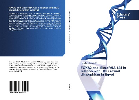 FOXA2 and MicroRNA-124 in relation with HCC sexual dimorphism in Egypt