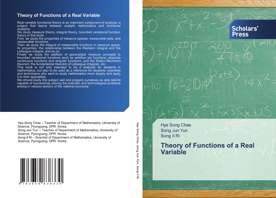 Theory of Functions of a Real Variable