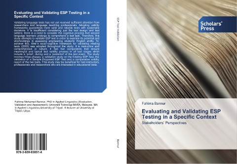 Evaluating and Validating ESP Testing in a Specific Context: Stakeholders Perspectives