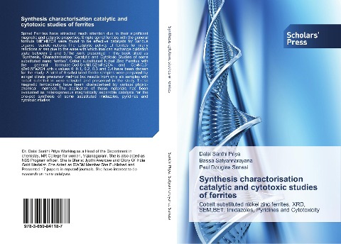 Synthesis charactorisation catalytic and cytotoxic studies of ferrites: Cobalt substituted nickel zinc ferrites, XRD, SEM,BET, Imidazoles, Pyridines and Cytotoxicity