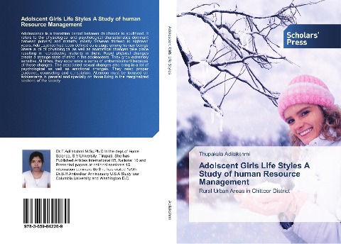 Adolscent Girls Life Styles A Study of human Resource Management: Rural Urban Areas in Chittoor District