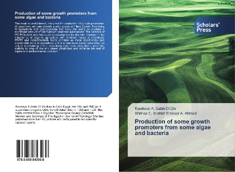 Production of some growth promoters from some algae and bacteria