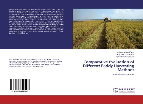 Comparative Evaluation of Different Paddy Harvesting Methods: An Indian Experience