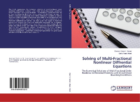 Solving of Multi-Fractional Nonlinear Diffrential Equations: The Numerical Solutions of Multi-Fractional Order Nonlinear Differential Problems with Initial(Mixed Boundary)Conditions