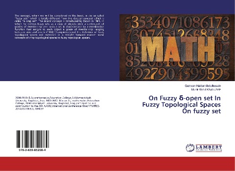 On Fuzzy ¿-open set In Fuzzy Topological Spaces On fuzzy set