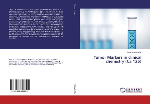 Tumor Markers in clinical chemistry (Ca 125)