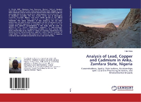 Analysis of Lead, Copper and Cadmium in Anka, Zamfara State, Nigeria: Concentrations, Spatial Distributions, Relationships with Local Ore Processing Activities, and Environmental Impacts