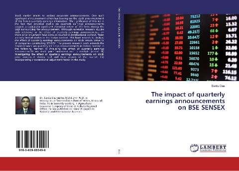 The impact of quarterly earnings announcements on BSE SENSEX