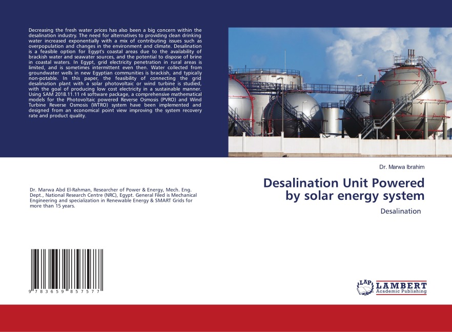 Desalination Unit Powered by solar energy system: Desalination
