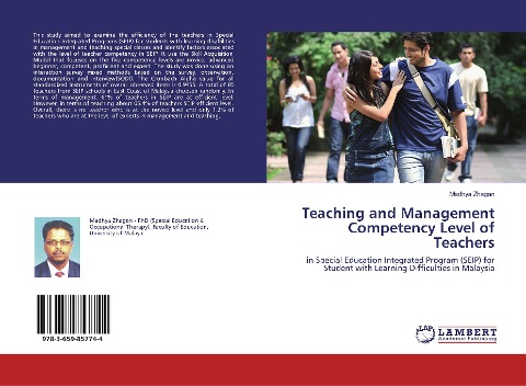 Teaching and Management Competency Level of Teachers: in Special Education Integrated Program (SEIP) for Student with Learning Difficulties in Malaysia
