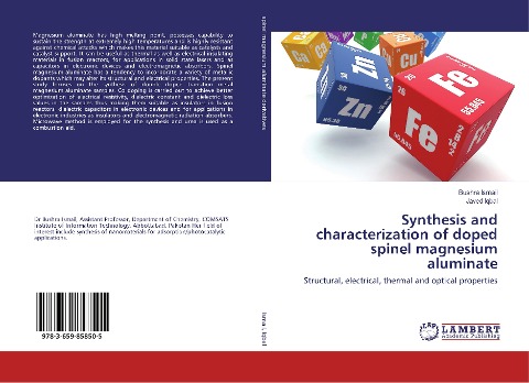 Synthesis and characterization of doped spinel magnesium aluminate: Structural, electrical, thermal and optical properties