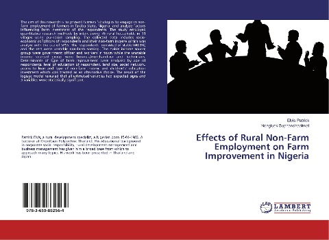 Effects of Rural Non-Farm Employment on Farm Improvement in Nigeria