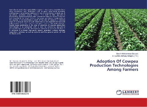 Adoption Of Cowpea Production Technologies Among Farmers