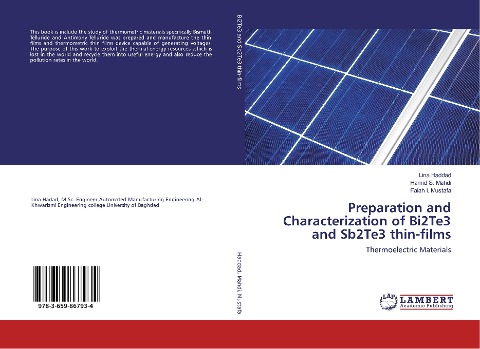 Preparation and Characterization of Bi2Te3 and Sb2Te3 thin-films: Thermoelectric Materials